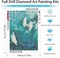 Diamond Painting Kits for Adults, 5D Swan Lake Diamond Art Kits for Beginners, DIY Full Drill Paint with Diamonds for Home Wall Decor 12 x 16 Inch